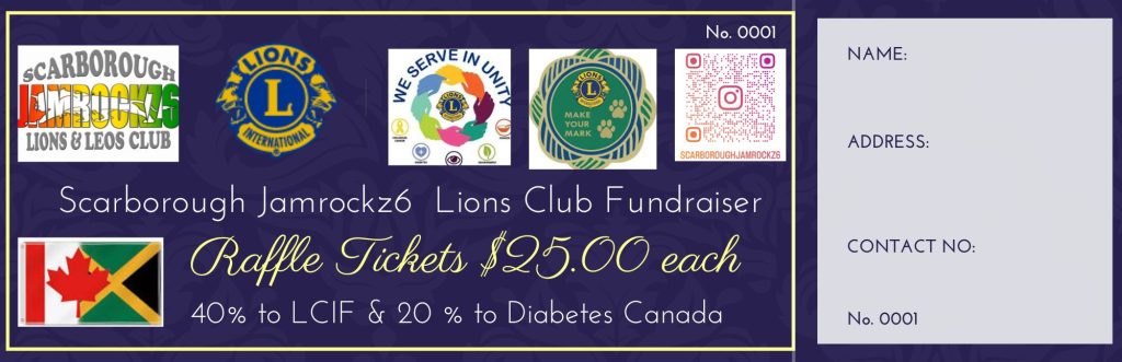 Scarborough JamRockZ6 Lions Club Fundraiser